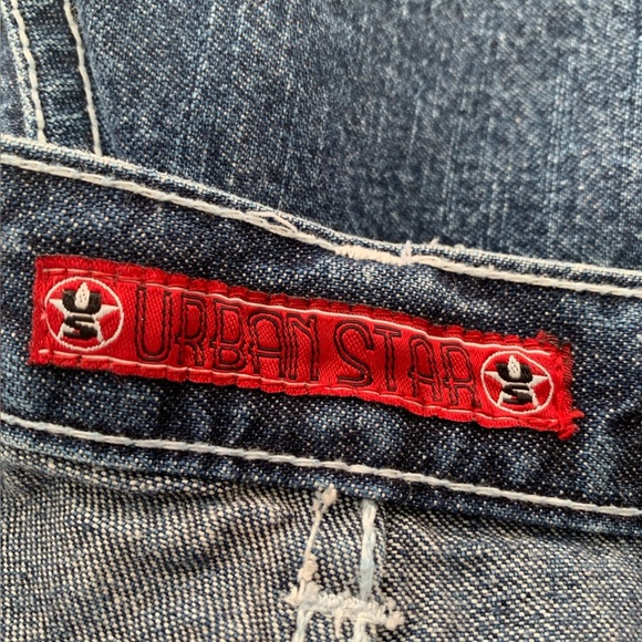 Vintage Urban Star 90s Y2K Denim Shorts - Picture 5 of 6